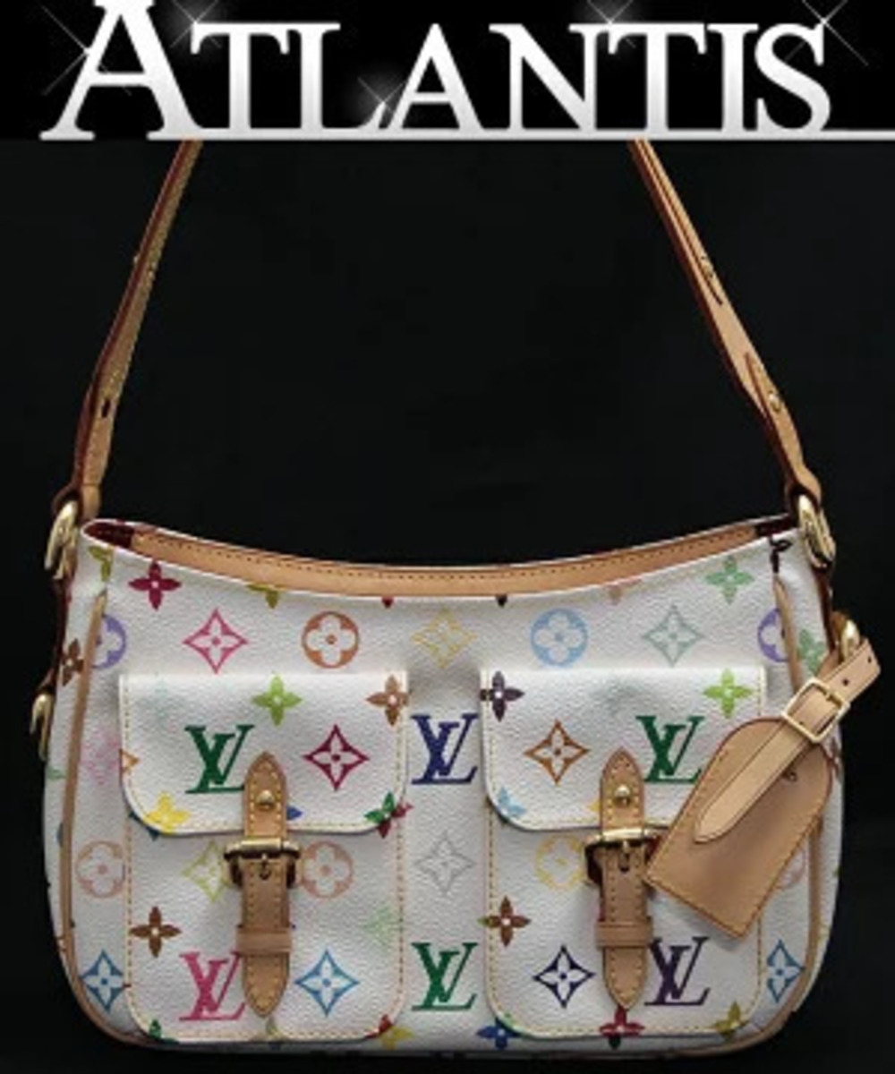 Louis Vuitton Lodge Hobo Bag Multicolor White